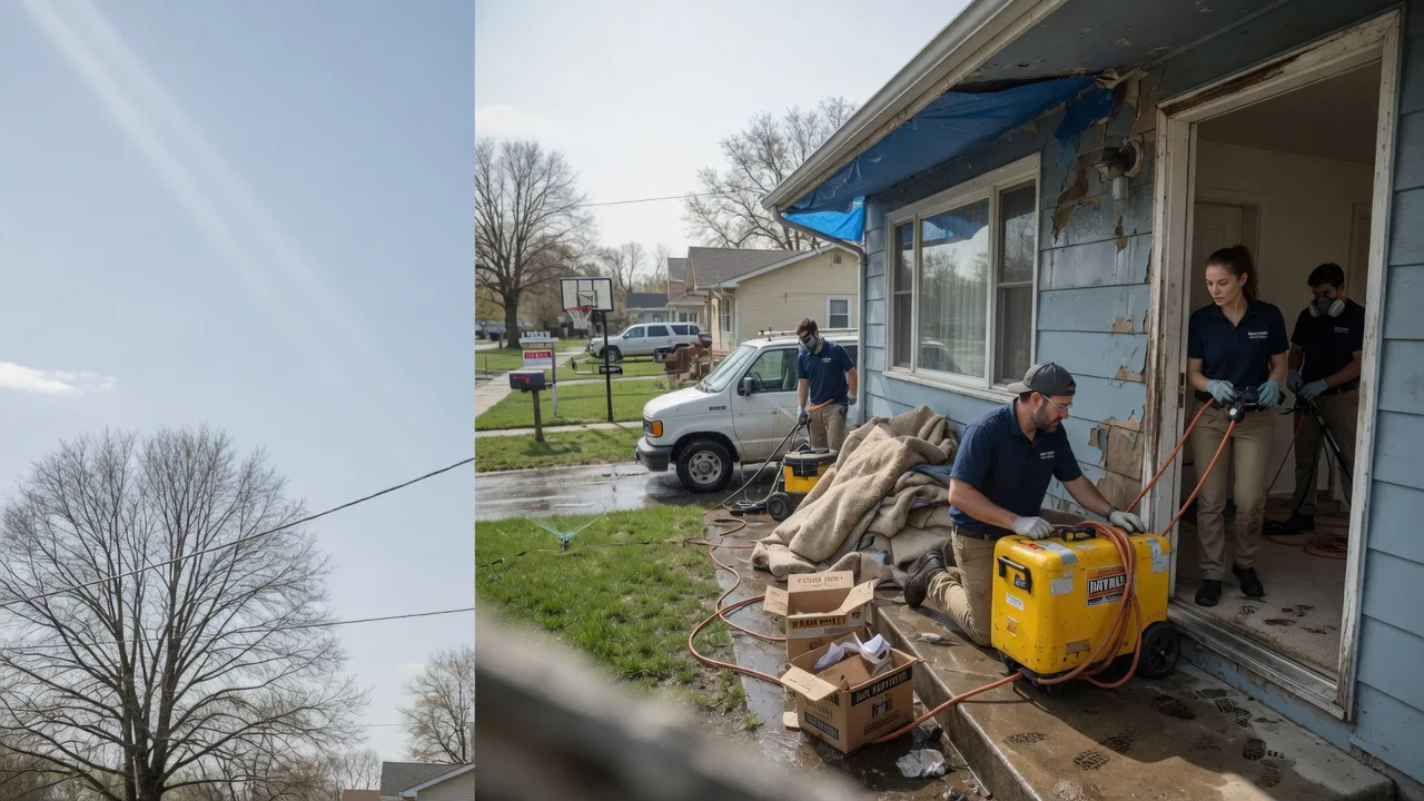 Basement Flood Cleanup in La Russell, MO near me